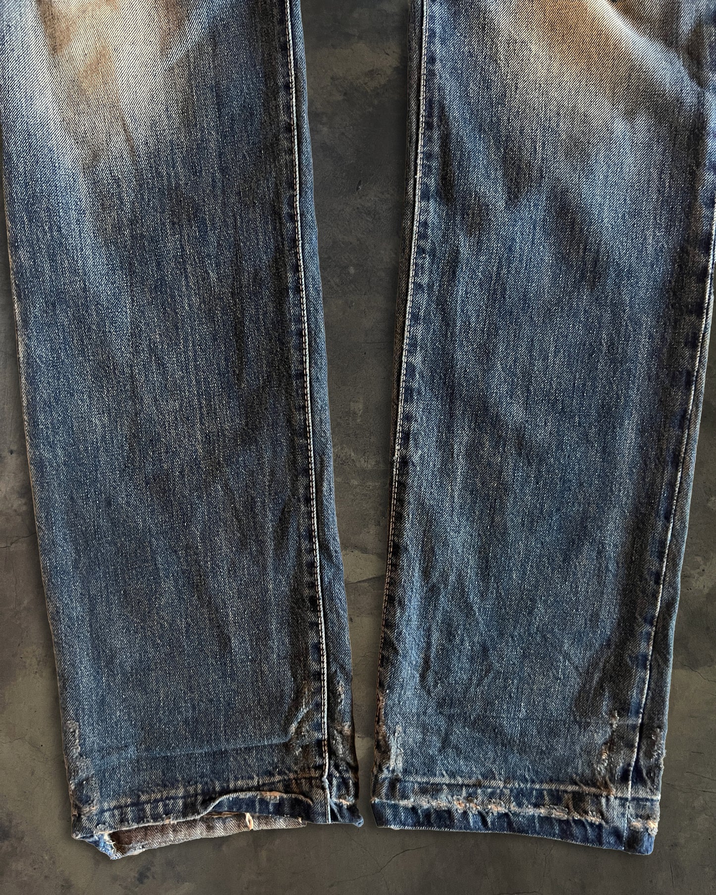 RICK OWENS AW2007 " EXPLODER" DETROIT CUT DENIM