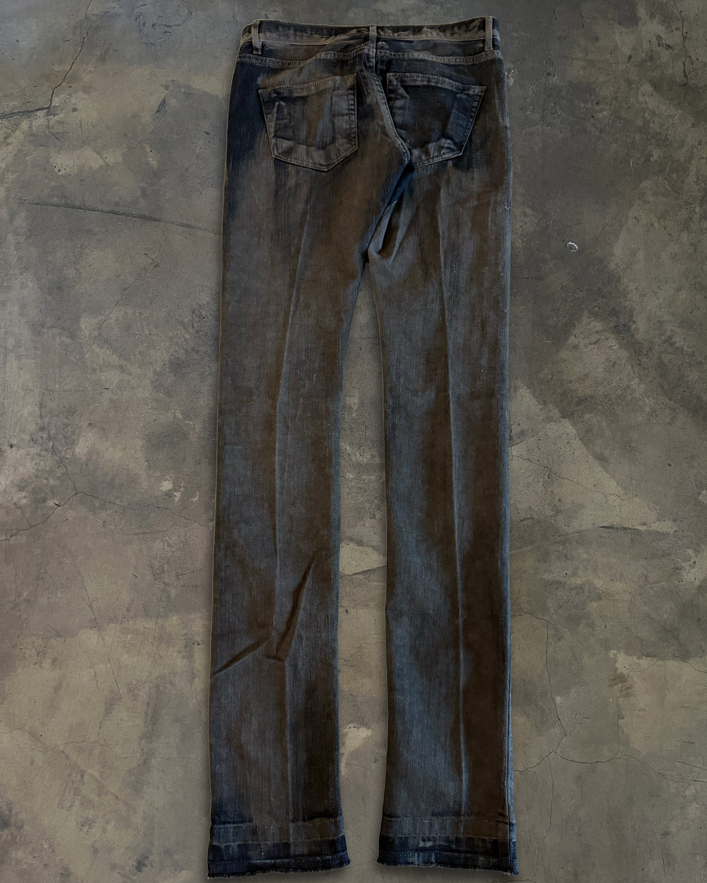 RICK OWENS DRKSHDW HOGWASH DETROIT CUT DENIM