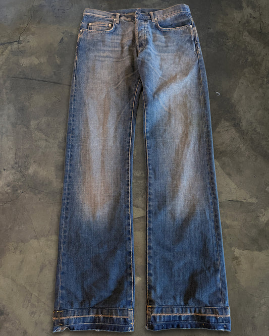 DIOR HOMME AW2005 'IN THE MORNING' BOOT CUT RUST DENIM