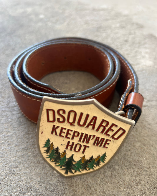 DSQUARED KEEPIN'ME HOT BELT