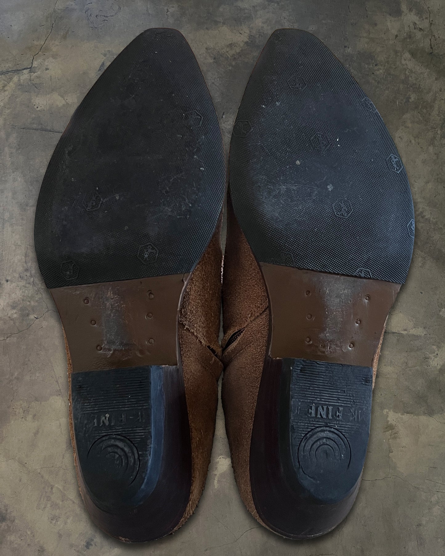 SAINT LAURENT SS2015 SANTIAG SUEDE BOOTS