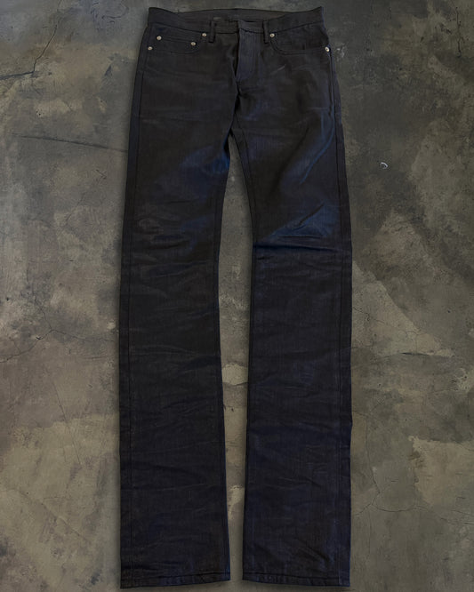 DIOR HOMME SS2007 " WE LOOK GOOD TOGETHER" BLACK SHARP