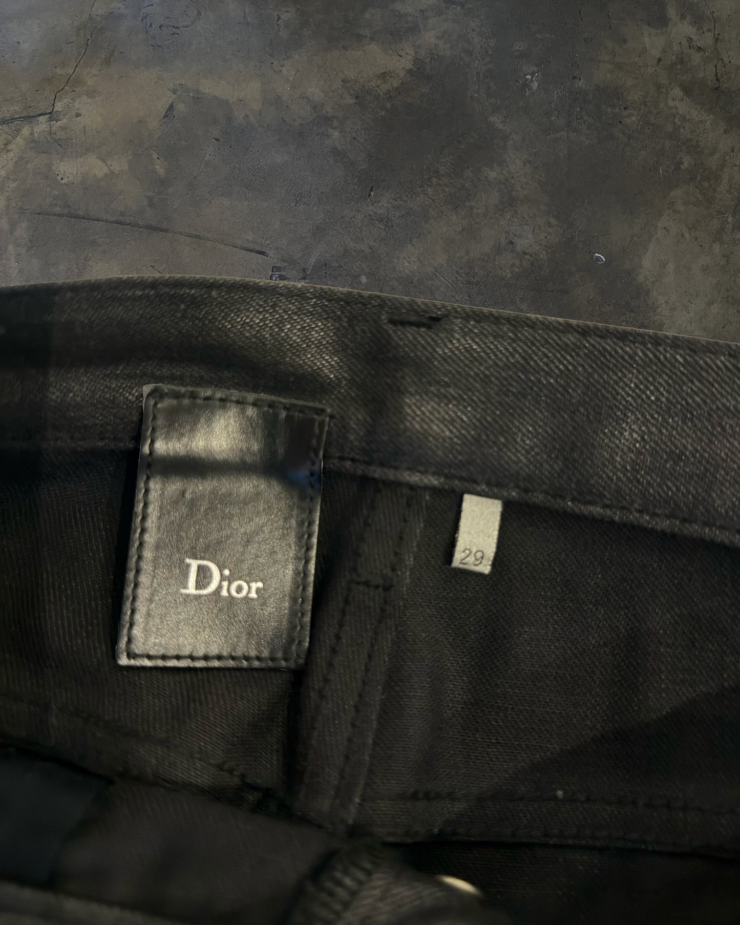 DIOR HOMME SS2007 " WE LOOK GOOD TOGETHER" BLACK SHARP