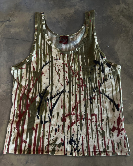 JEAN PAUL GAULTIER AW1998 BLOOD PAINT SPLATTER TANK