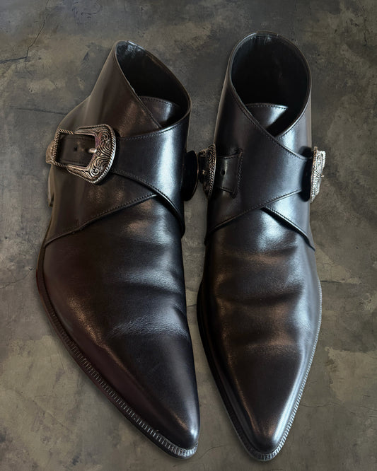 SAINT LAURENT SS2014 RUNWAY DUCKIES WESTERN BOOTS