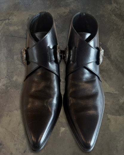 SAINT LAURENT SS2014 RUNWAY DUCKIES WESTERN BOOTS