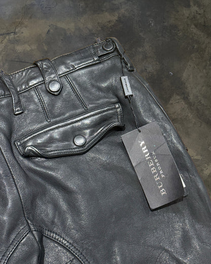 BURBERRY PRORSUM SS2011 RUNWAY LEATHER BIKER PANTS