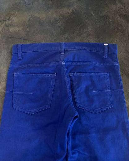 DIOR HOMME SS2009 PLANISPHERE BLUE DENIM