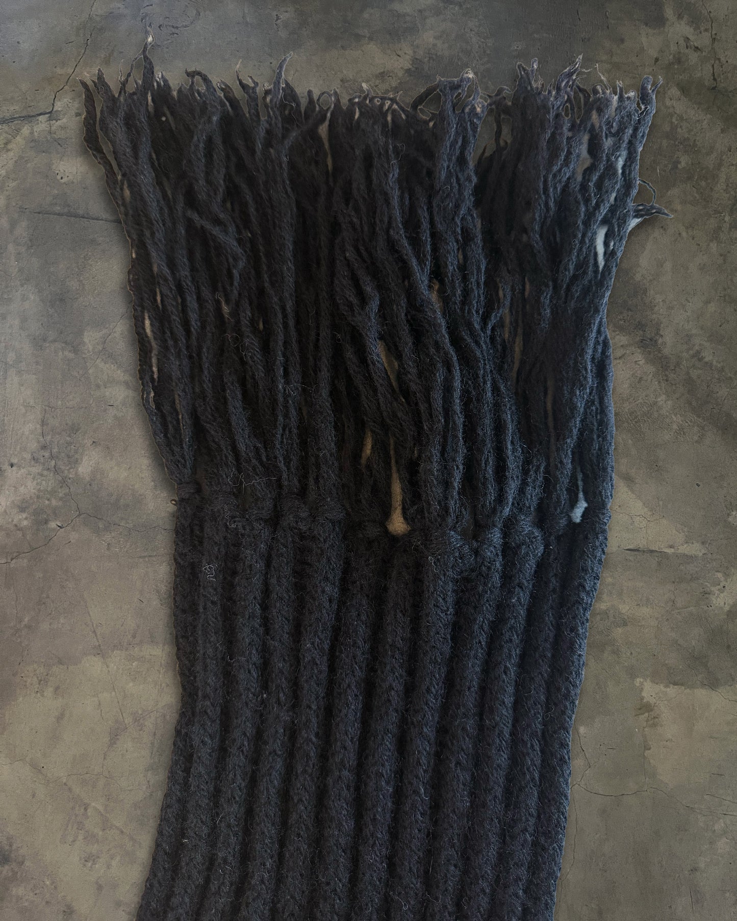 DIOR HOMME AW2006 'THESE GREY DAYS' WOOL SCARF