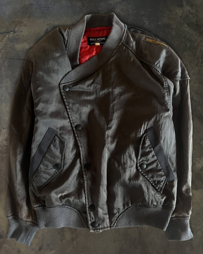 80's ISSEY MIYAKE X NISSAN "SKYLINE" ASYMMETRICAL BOMBER JACKET