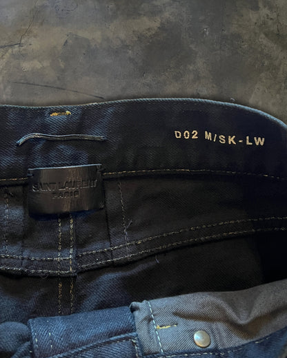 SAINT LAURENT 2016 OIL STAINED DENIM