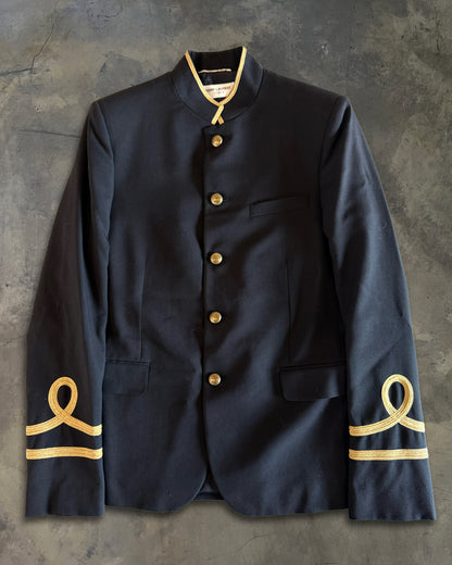 SAINT LAURENT SS2015 GOLDEN LINE CHINESE TUNIC JACKET