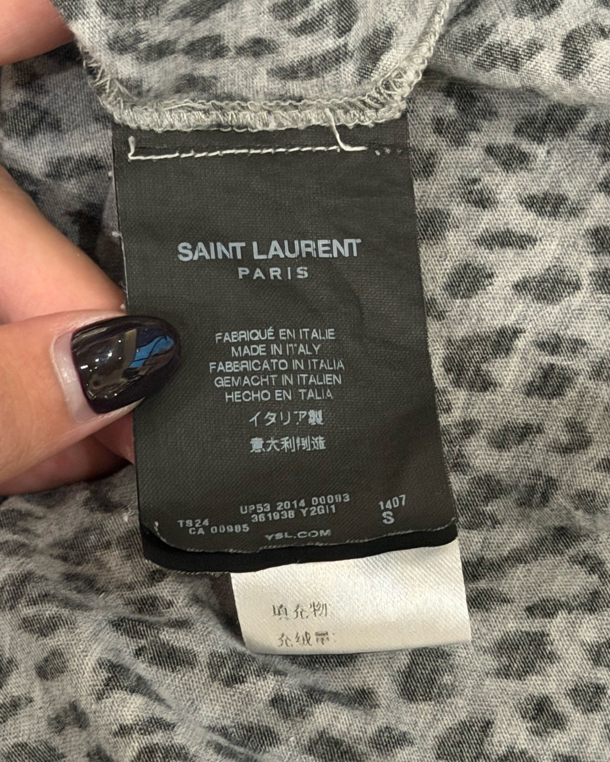 SAINT LAURENT SS2014 BABY CAT TEE