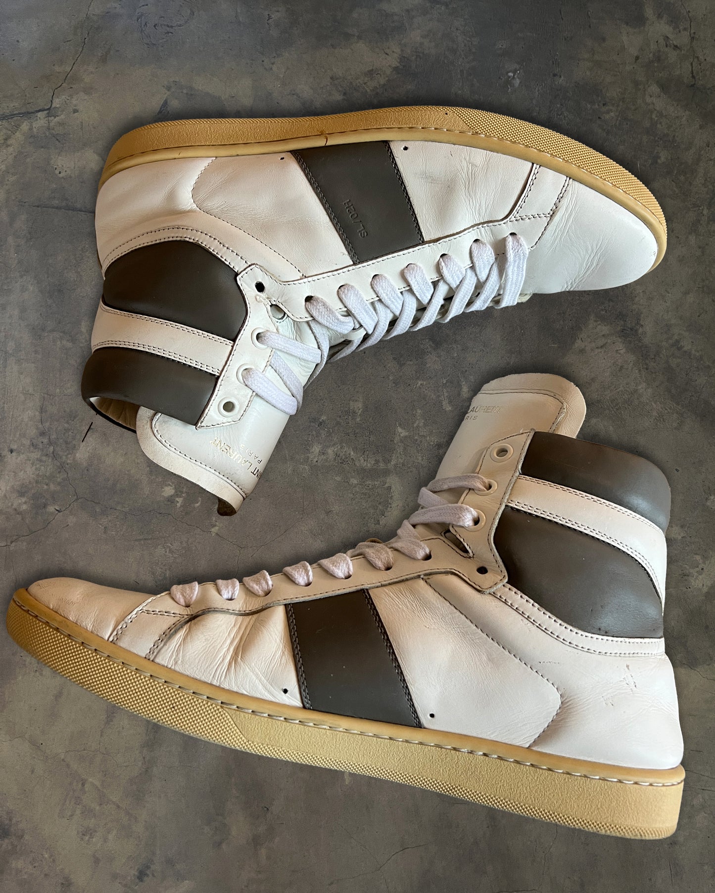 SAINT LAURENT AW2013 SL/02H HIGH TOP SNEAKERS