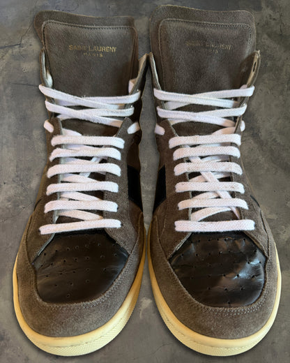 SAINT LAURENT SL/10H SUEDE SNEAKERS