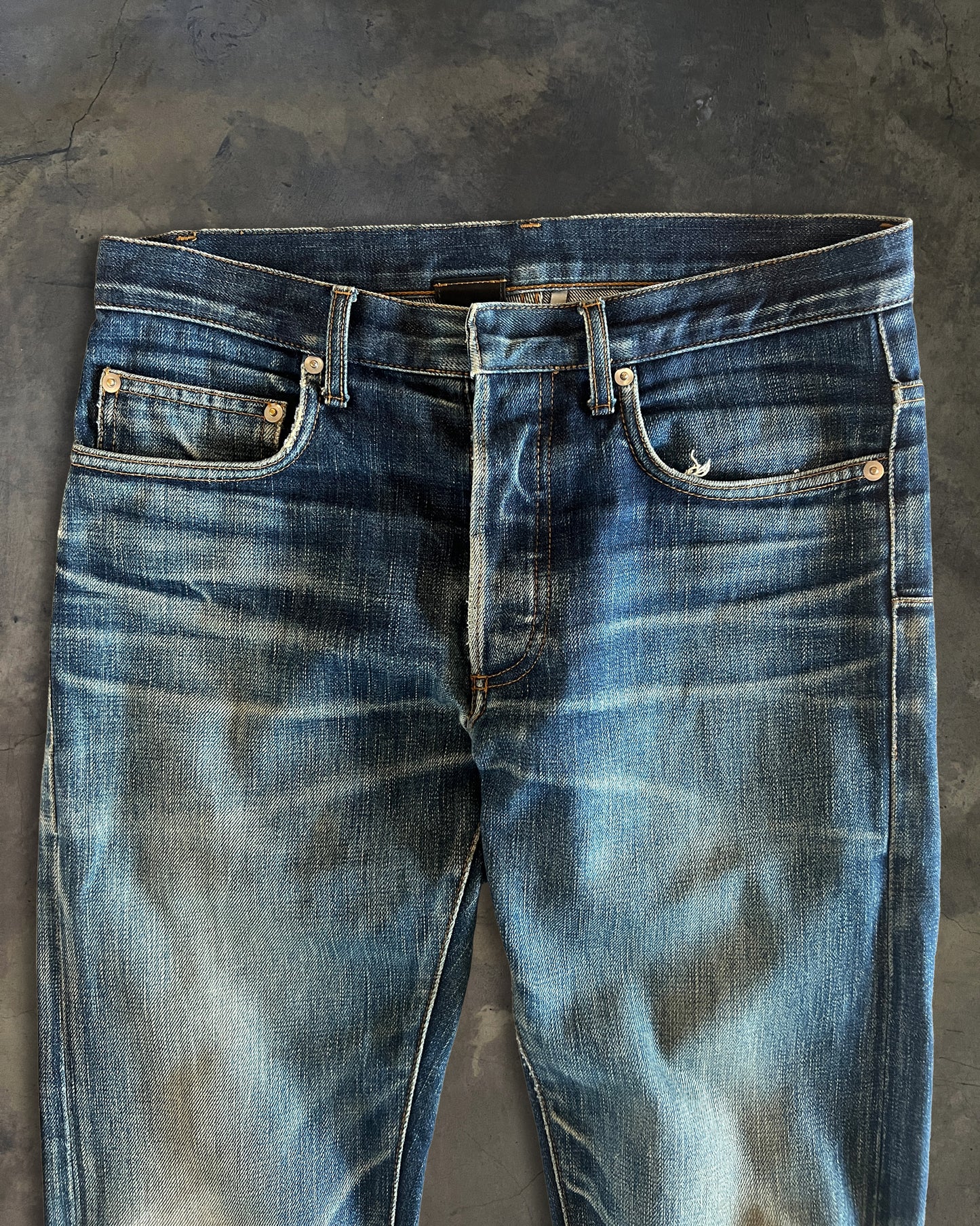 DIOR HOMME AW2008 ' LUMIERE DU NORD ' WASHED DENIM