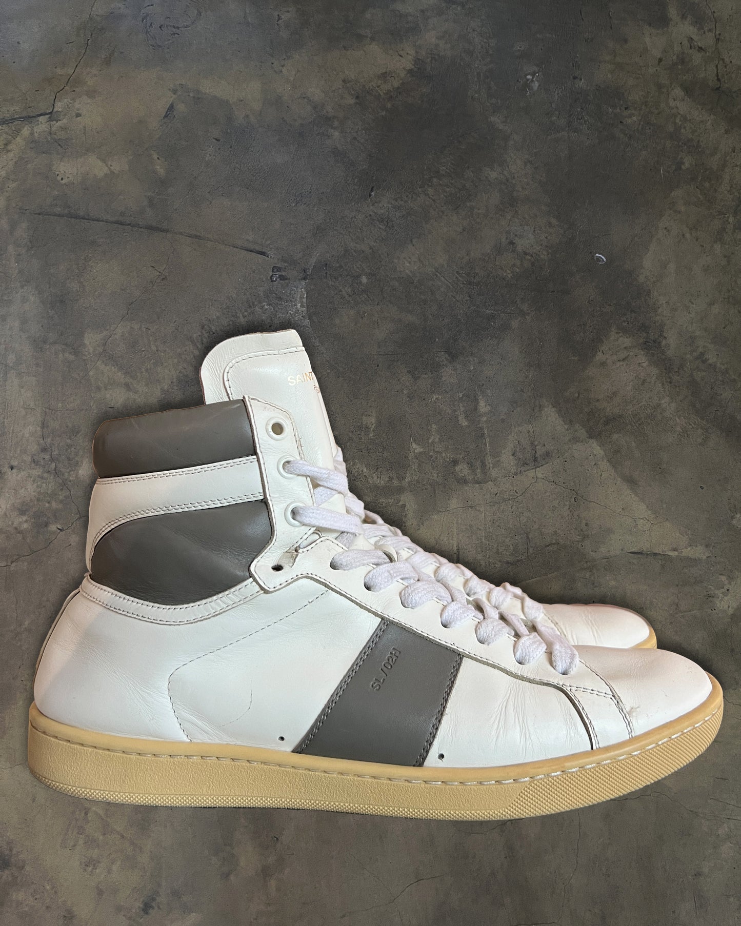 SAINT LAURENT AW2013 SL/02H HIGH TOP SNEAKERS