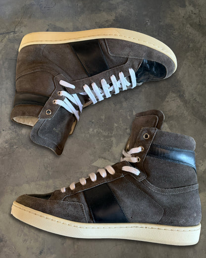 SAINT LAURENT SL/10H SUEDE SNEAKERS