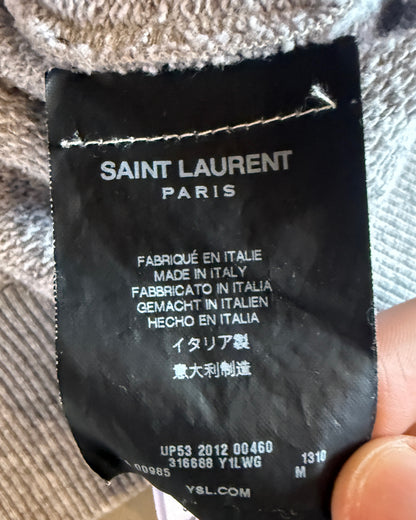 SAINT LAURENT SS2013 RAGLAN TWO TONE HOODIE