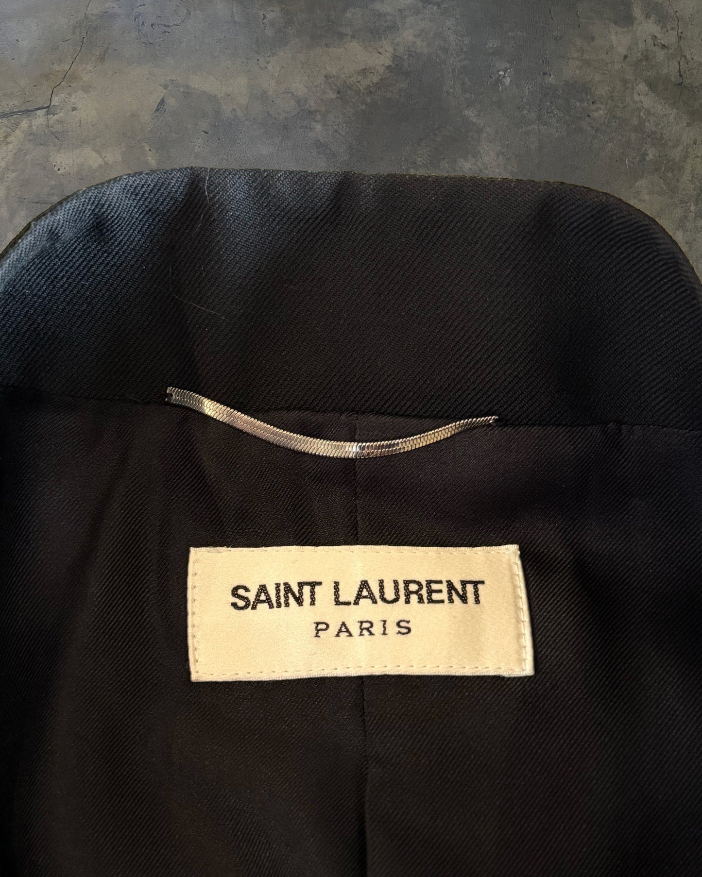 SAINT LAURENT SS2015 GOLDEN LINE CHINESE TUNIC JACKET