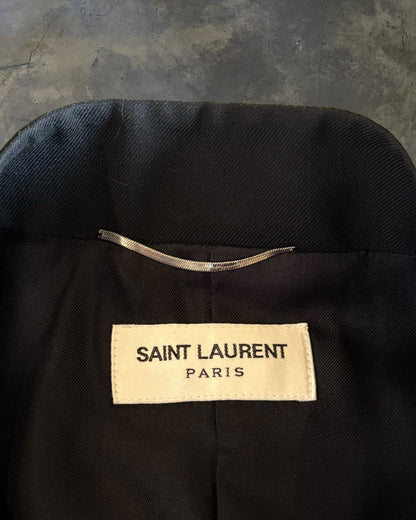 SAINT LAURENT SS2015 GOLDEN LINE CHINESE TUNIC JACKET
