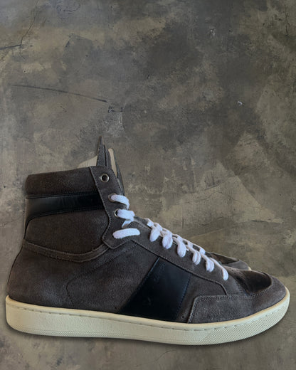 SAINT LAURENT SL/10H SUEDE SNEAKERS