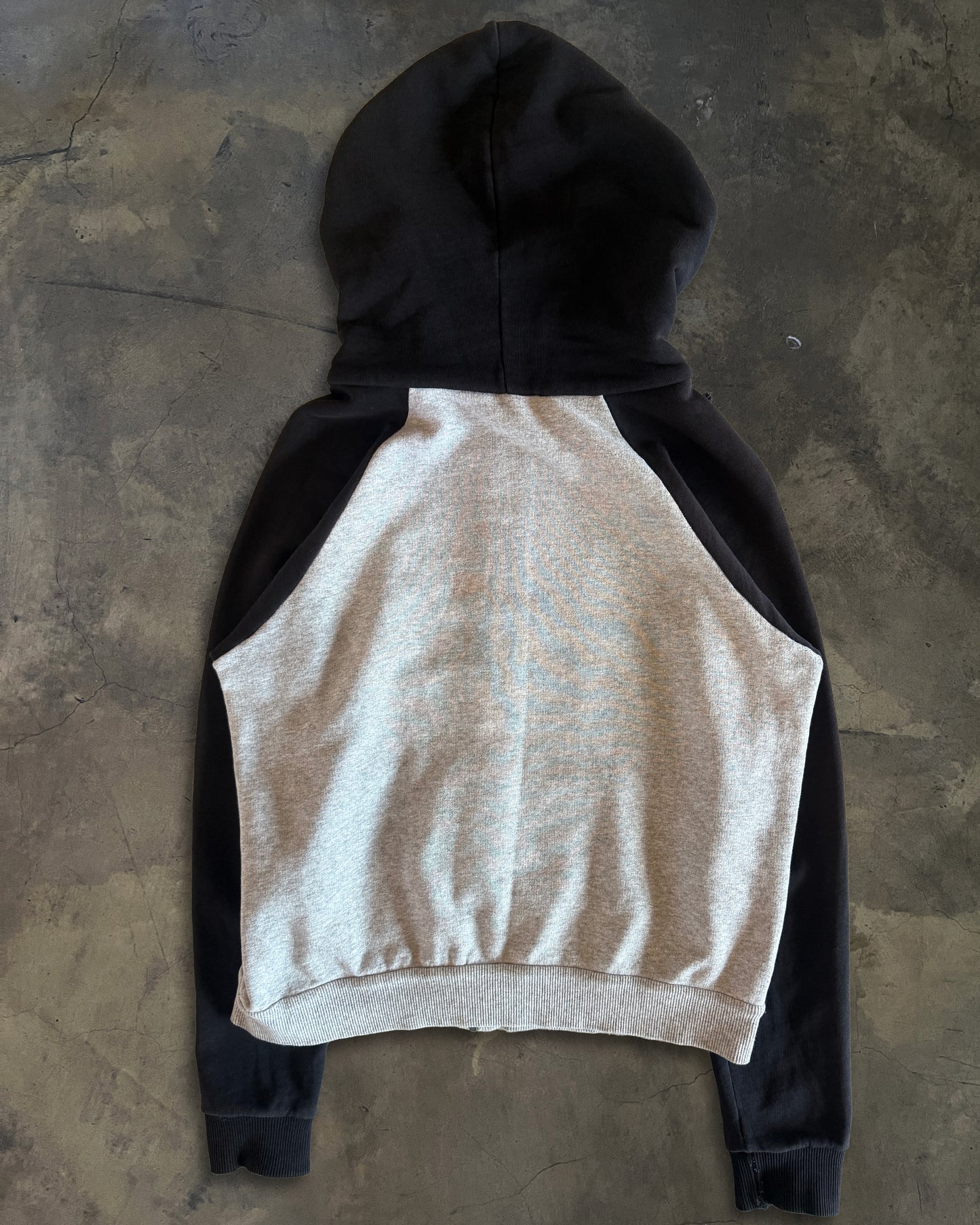 SAINT LAURENT SS2013 RAGLAN TWO TONE HOODIE