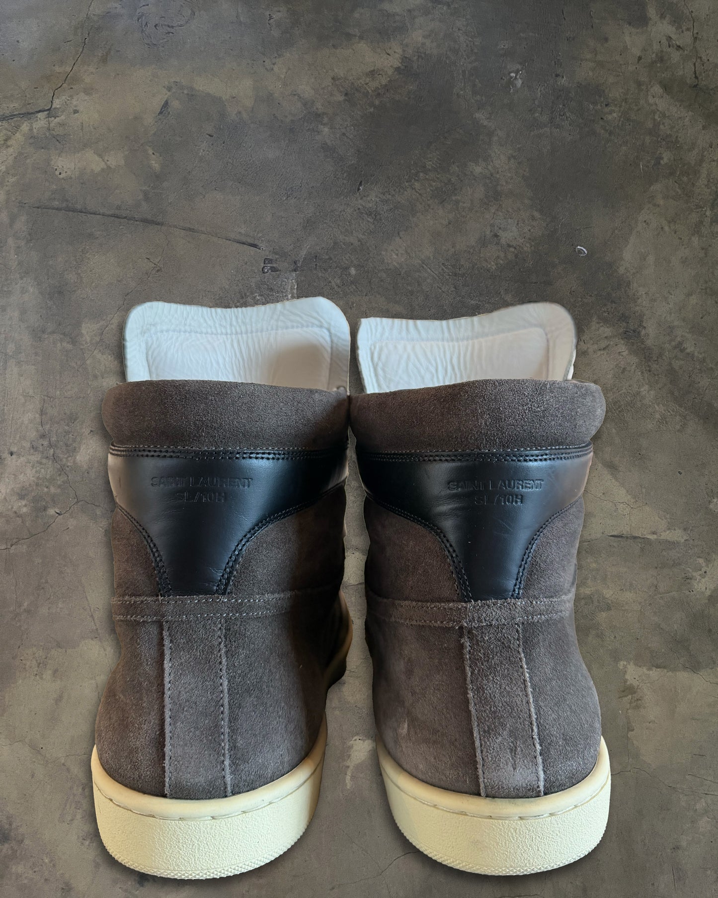 SAINT LAURENT SL/10H SUEDE SNEAKERS