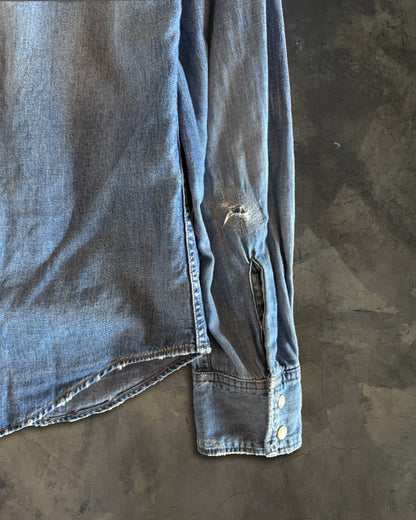SAINT LAURENT SS2015 DENIM SHIRT