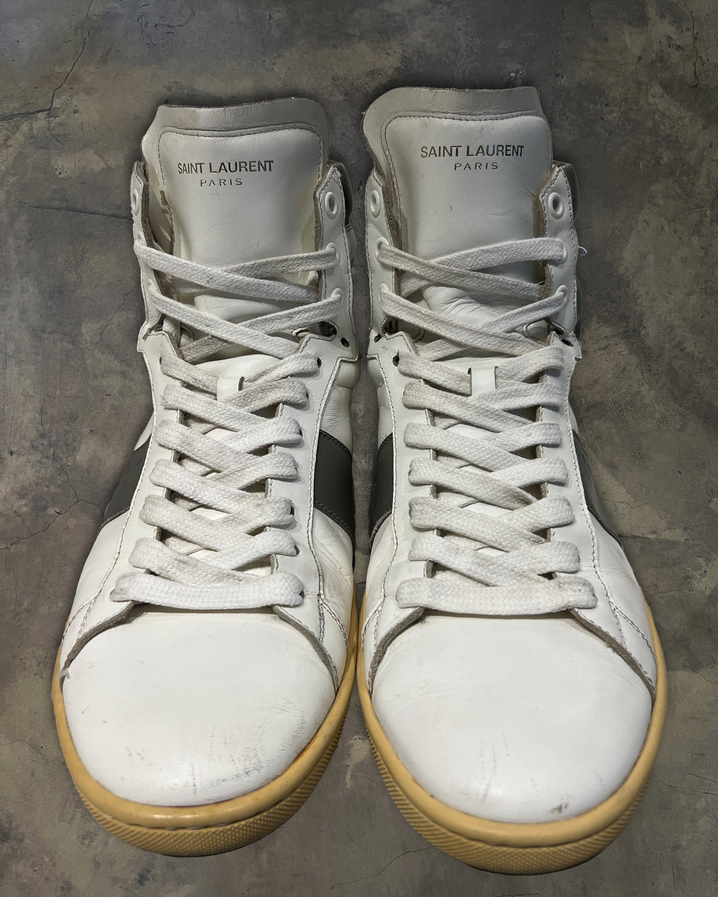 SAINT LAURENT AW2013 SL/02H HIGH TOP SNEAKERS