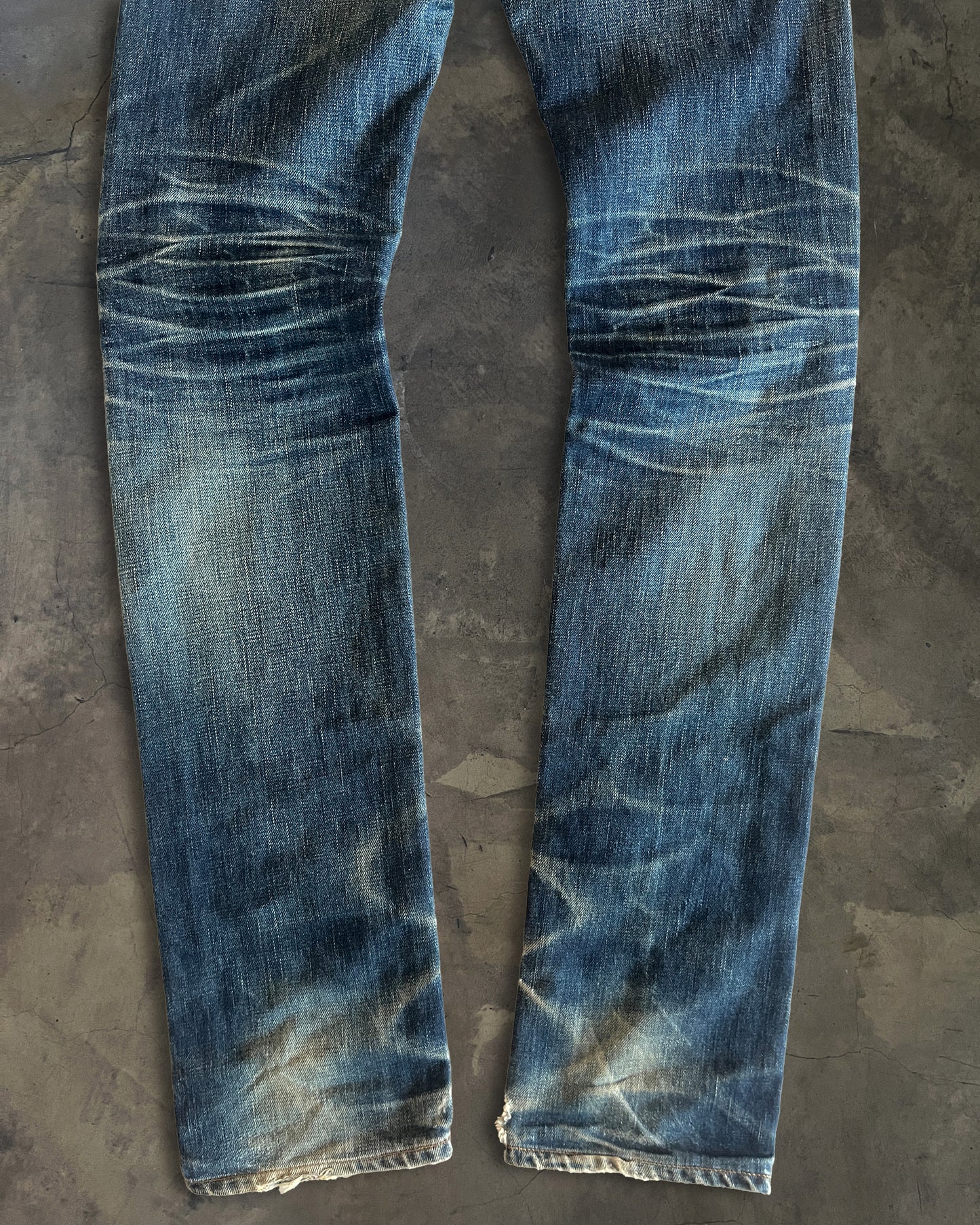 DIOR HOMME AW2008 ' LUMIERE DU NORD ' WASHED DENIM