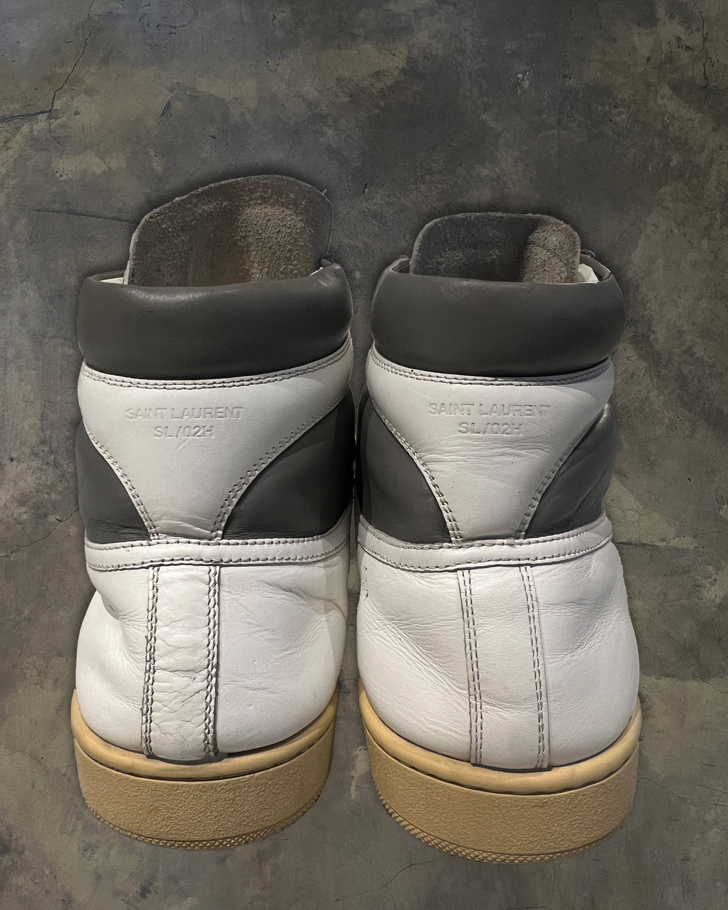 SAINT LAURENT AW2013 SL/02H HIGH TOP SNEAKERS