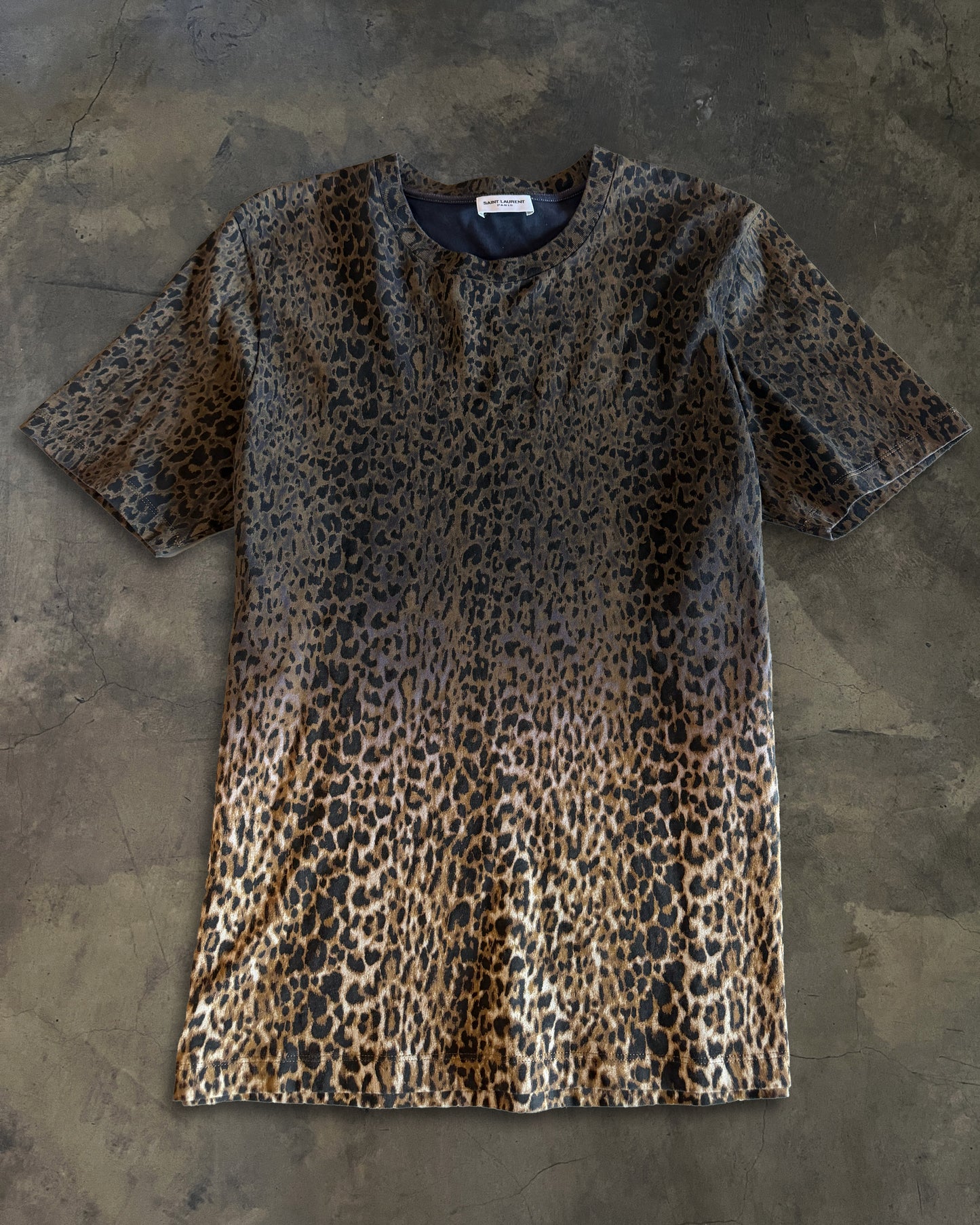 SAINT LAURENT FW2020 ANIMALIER OMBRE TEE