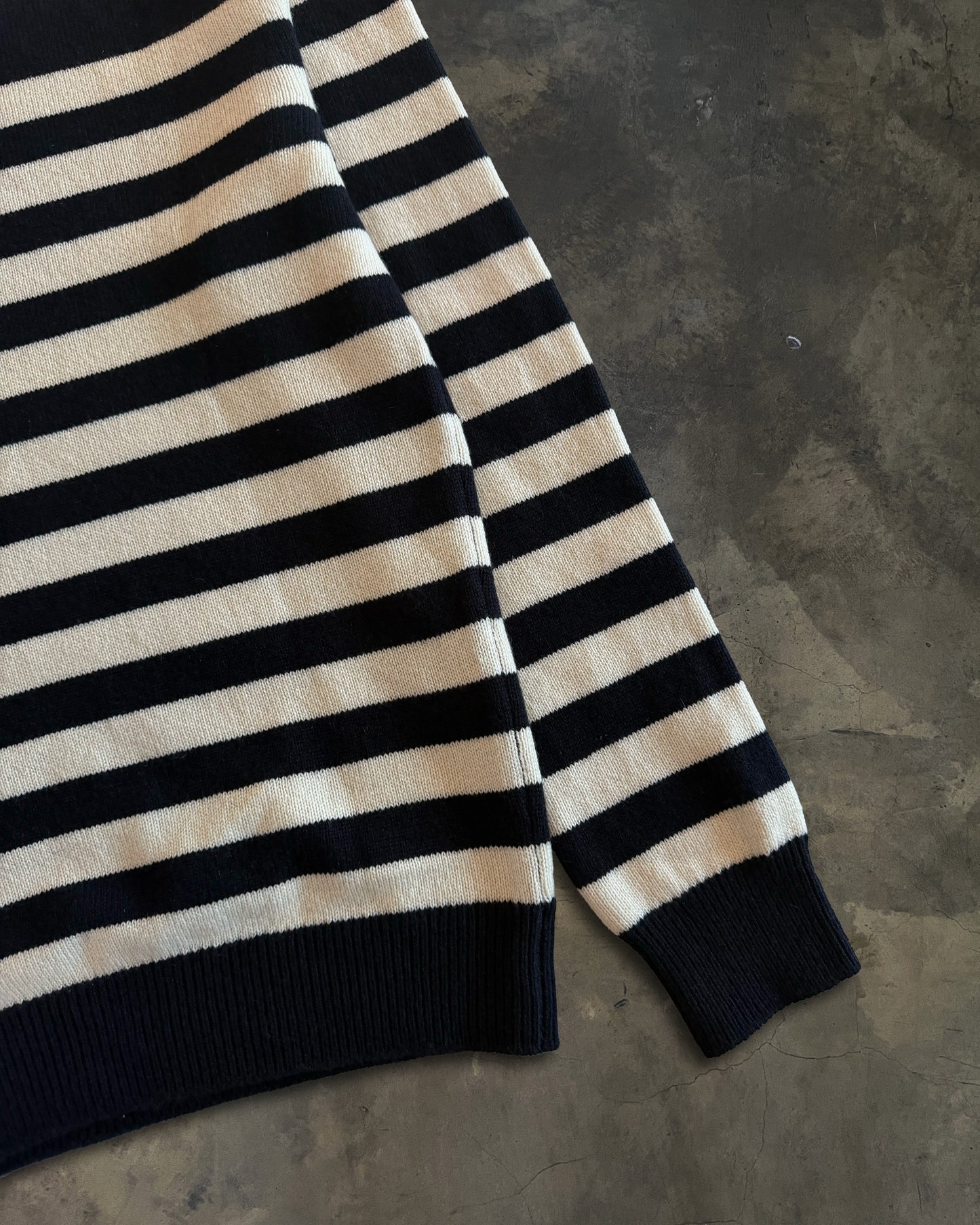 SAINT LAURENT FW2015 STRIPED SWEATER