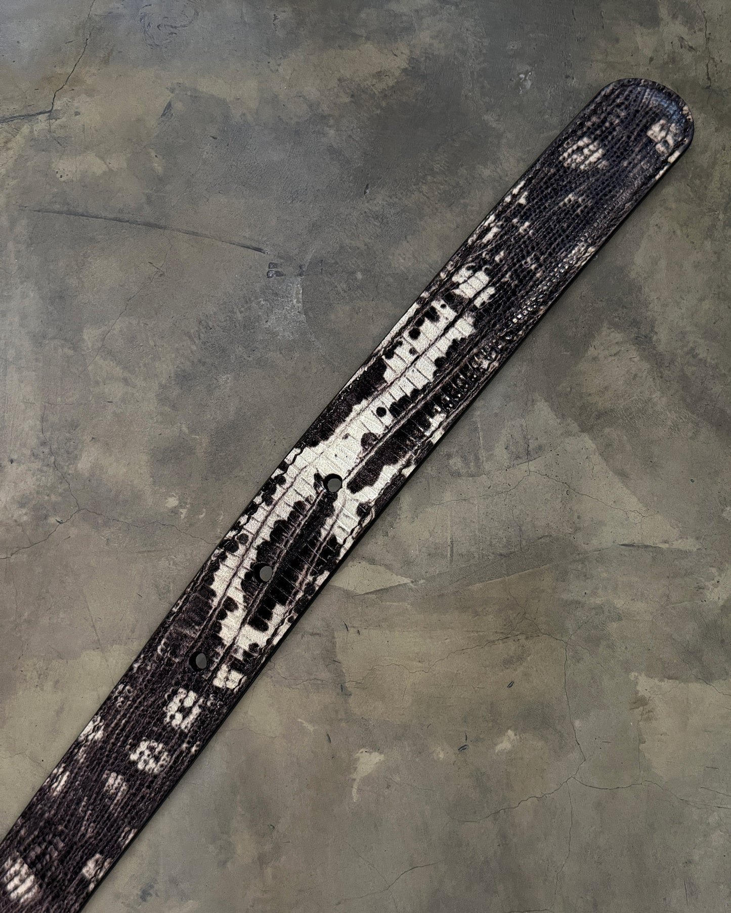 GUCCI GG PYHTON LEATHER BELT