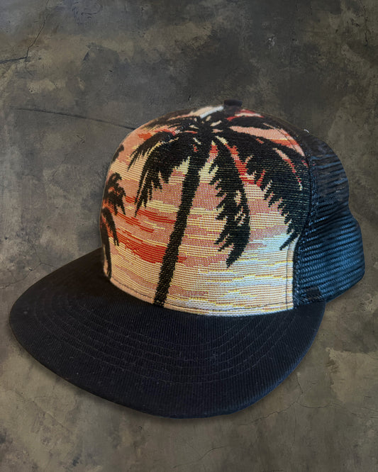 SAINT LAURENT SS2016 "SURF SOUNDS" PALM TREE SNAP BACK
