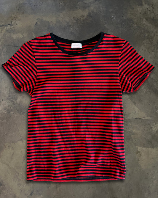 SAINT LAURENT AW2015 STRIPED TEE