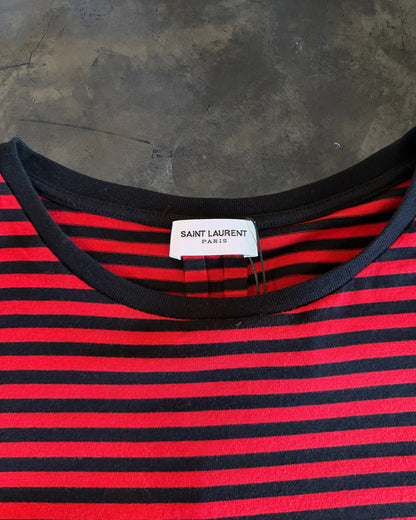SAINT LAURENT AW2015 STRIPED TEE