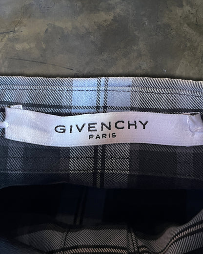 GIVENCHY SS2015 STAR PLAID BUTTON UP