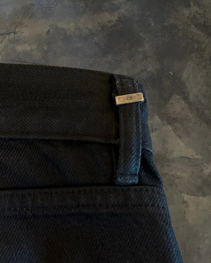 DIOR HOMME SS2004 "STRIP" WAXED DENIM