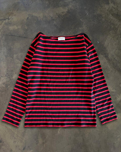 SAINT LAURENT AW2015 STRIPED LONG SLEEVE