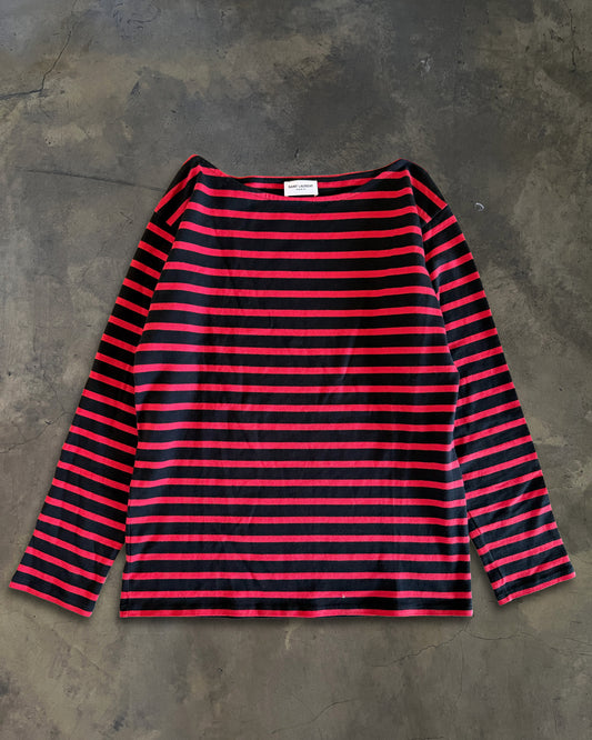 SAINT LAURENT AW2015 STRIPED LONG SLEEVE