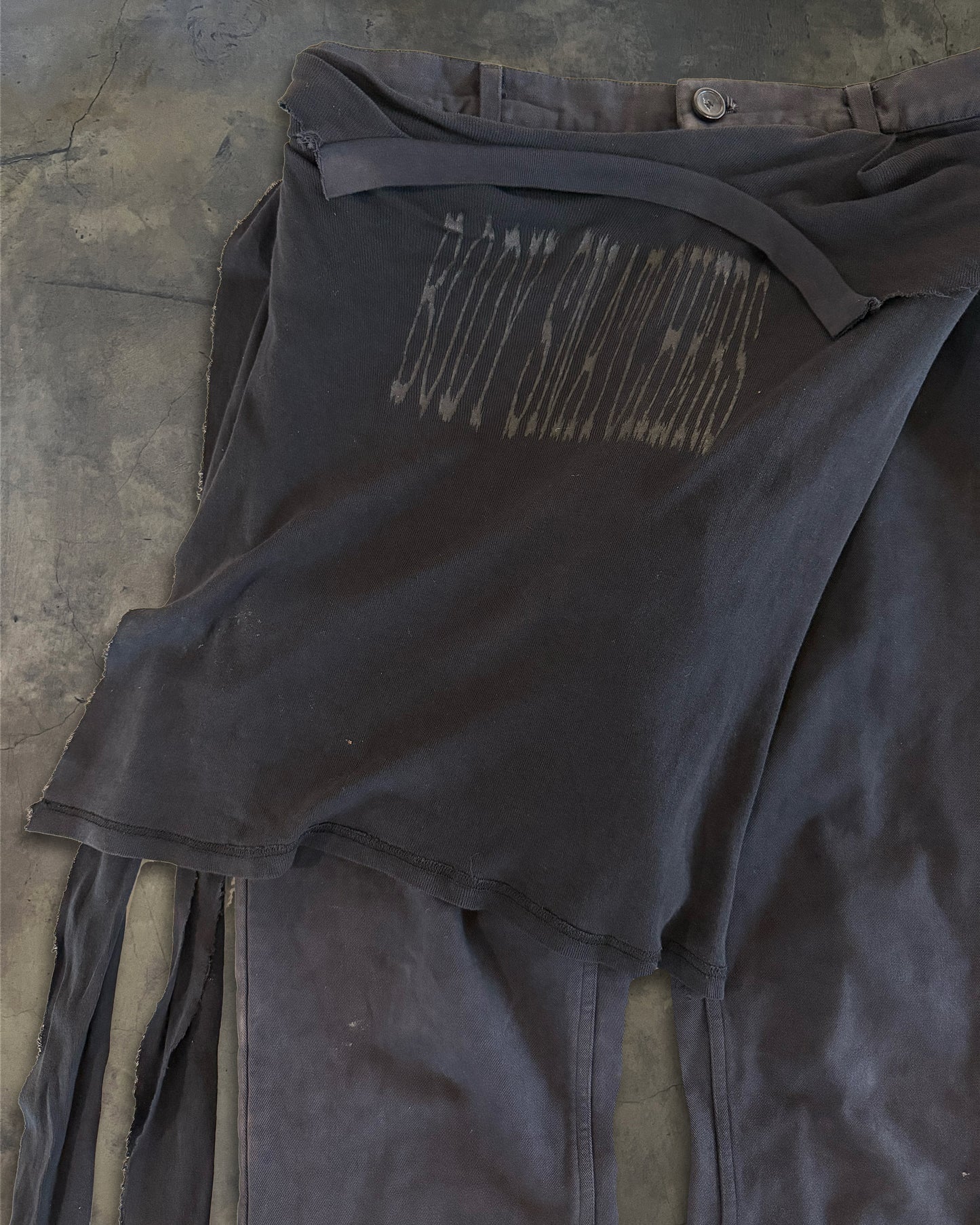 RAF SIMONS AW2004 " WAVES" ZOMBIE PANTS