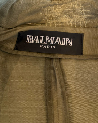 BALMAIN SS2010 RUNWAY CHAIN EPAULET MILITARY COAT