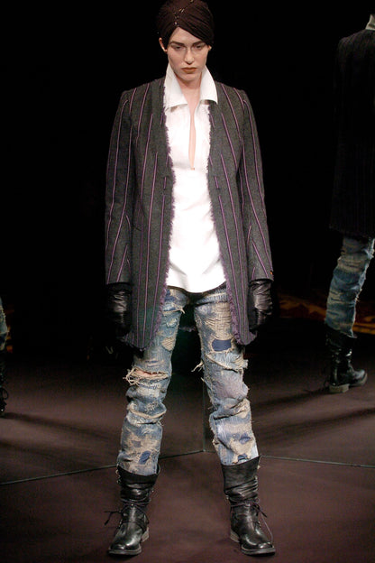 UNDERCOVER FW2005 RUNWAY 85 ARTS AND CRAFT JEANS