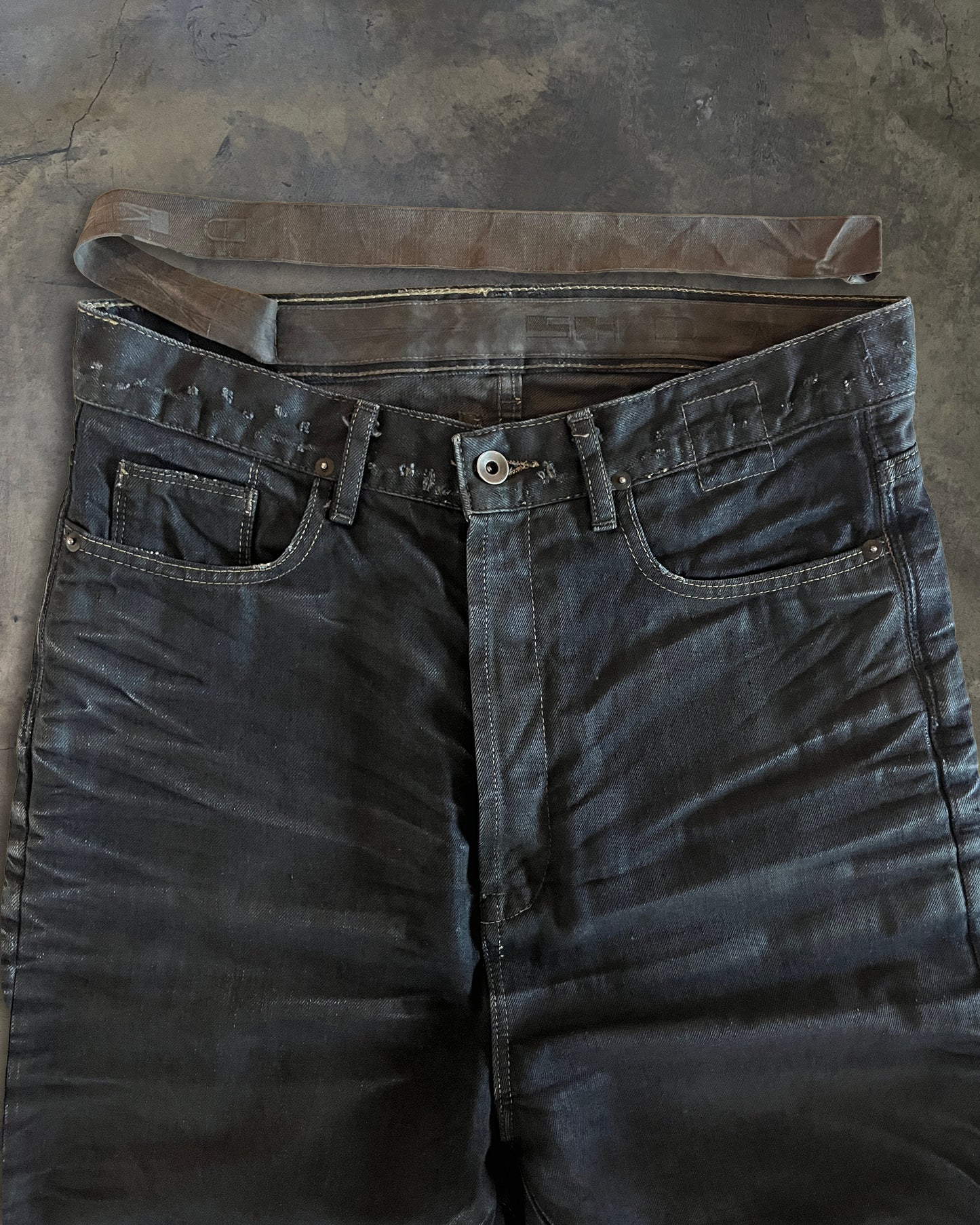 RICK OWENS OLMAR MIRTA GETH DENIM