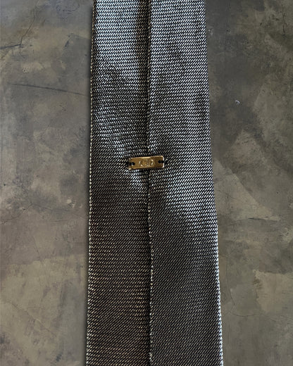 DIOR HOMME FW2011 SKINNY SILVER TIE