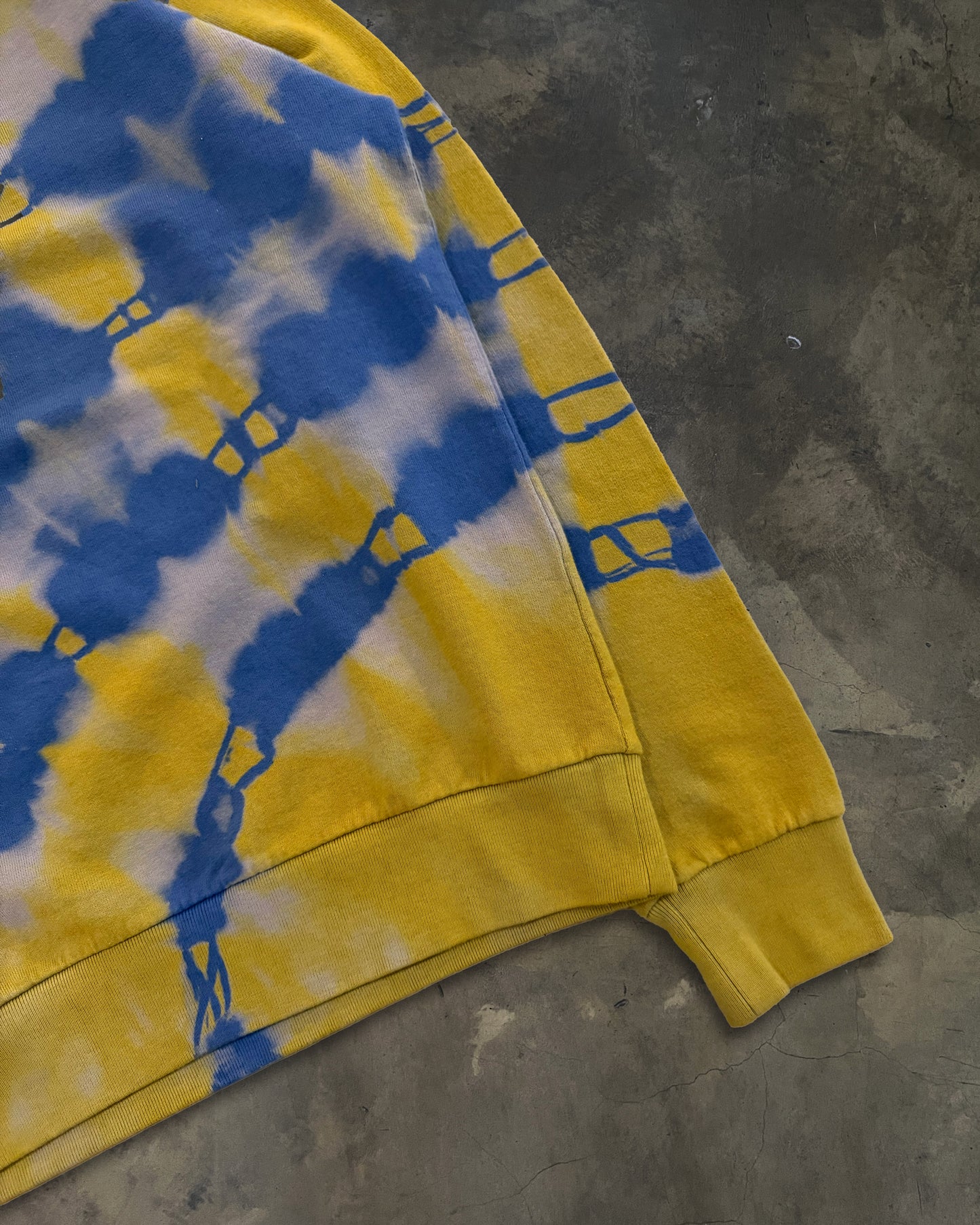 SAINT LAURENT SS2016 RUNWAY THRASHED TIE-DYE SWEATER