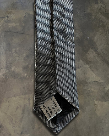 DIOR HOMME FW2011 SKINNY SILVER TIE