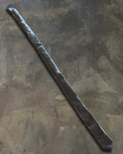 DIOR HOMME FW2011 SKINNY SILVER TIE